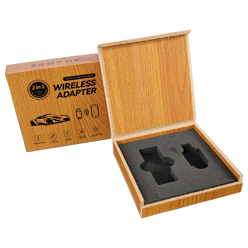 Wooden Flip-Top Box